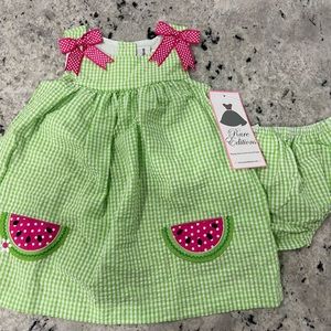 Rare Editions Watermelon Dress